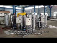 Perangkat sistem pemulihan kondensat dengan kontrol otomatis penuh untuk penghematan energi